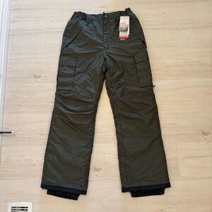 Men's Dark Green Pulse Snow-pants